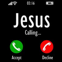 Jesus Is Calling Christian T Bucket Hat