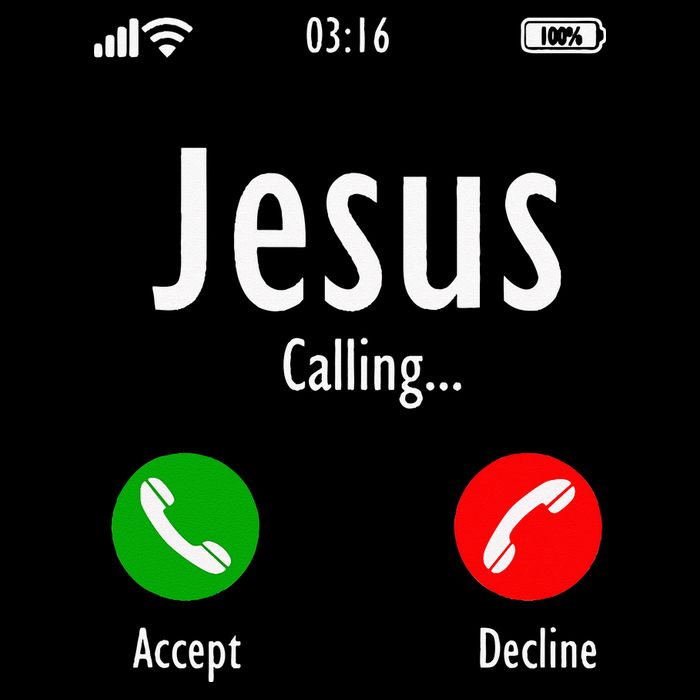 Jesus Is Calling Christian T Bucket Hat