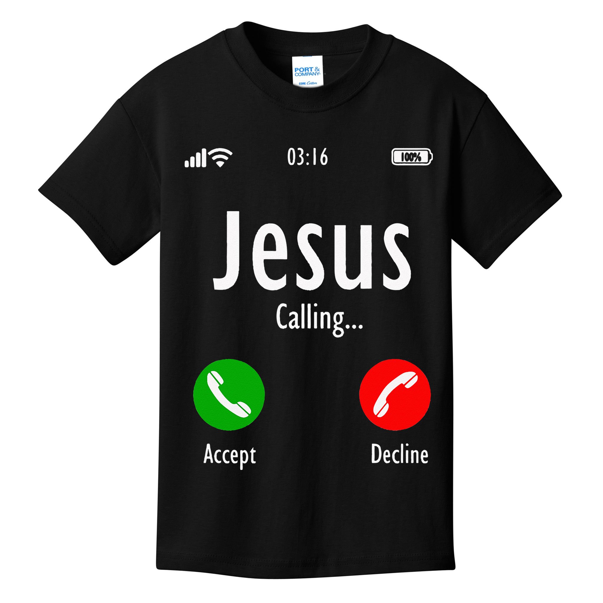 Jesus Is Calling Christian T Kids T-Shirt