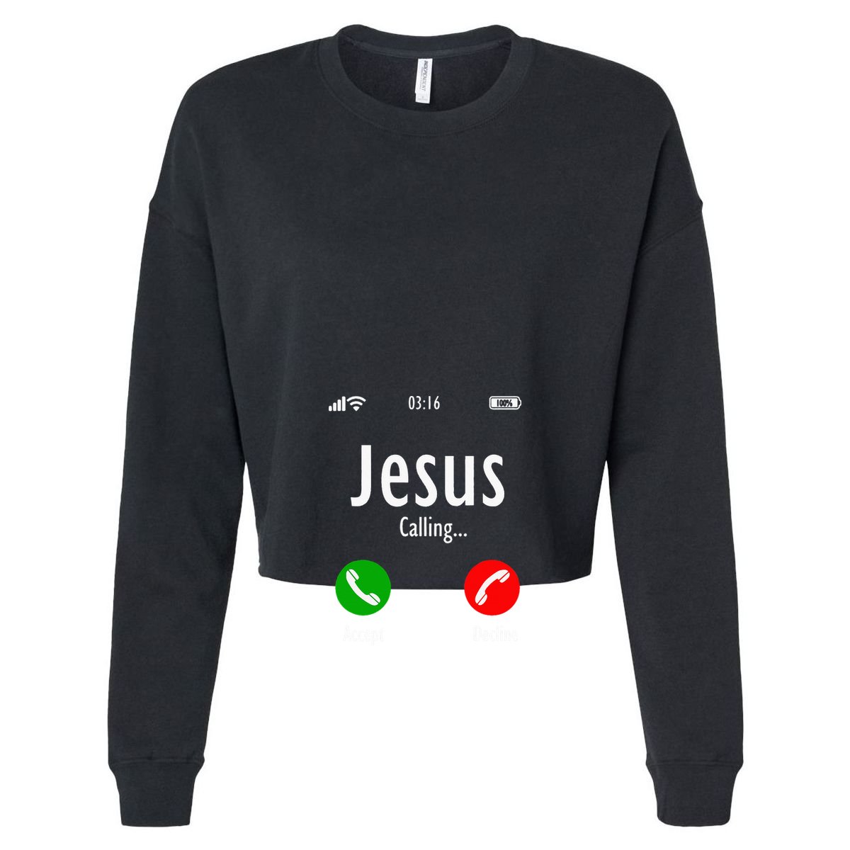 Jesus Is Calling Christian T Cotton Canvas Backpack