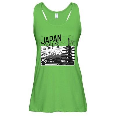 Japan Is Calling And I Must Go Ladies Essential Flowy Tank