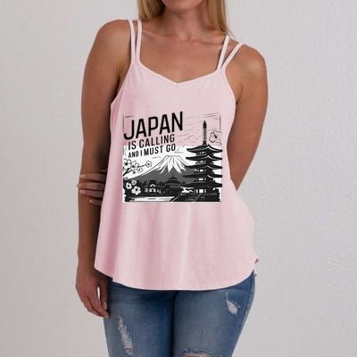 Japan Is Calling And I Must Go Women's Strappy Tank