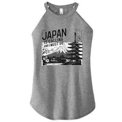 Japan Is Calling And I Must Go Women’s Perfect Tri Rocker Tank