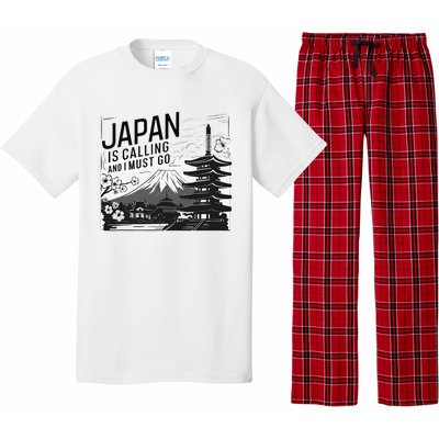 Japan Is Calling And I Must Go Pajama Set