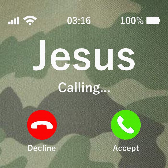 Jesus Is Calling Christian Legacy Tie Dye Trucker Hat