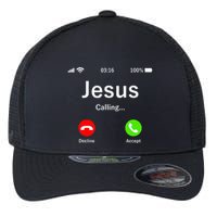 Jesus Is Calling Christian Flexfit Unipanel Trucker Cap