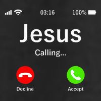 Jesus Is Calling Christian 12oz Stainless Steel Coffee Mug