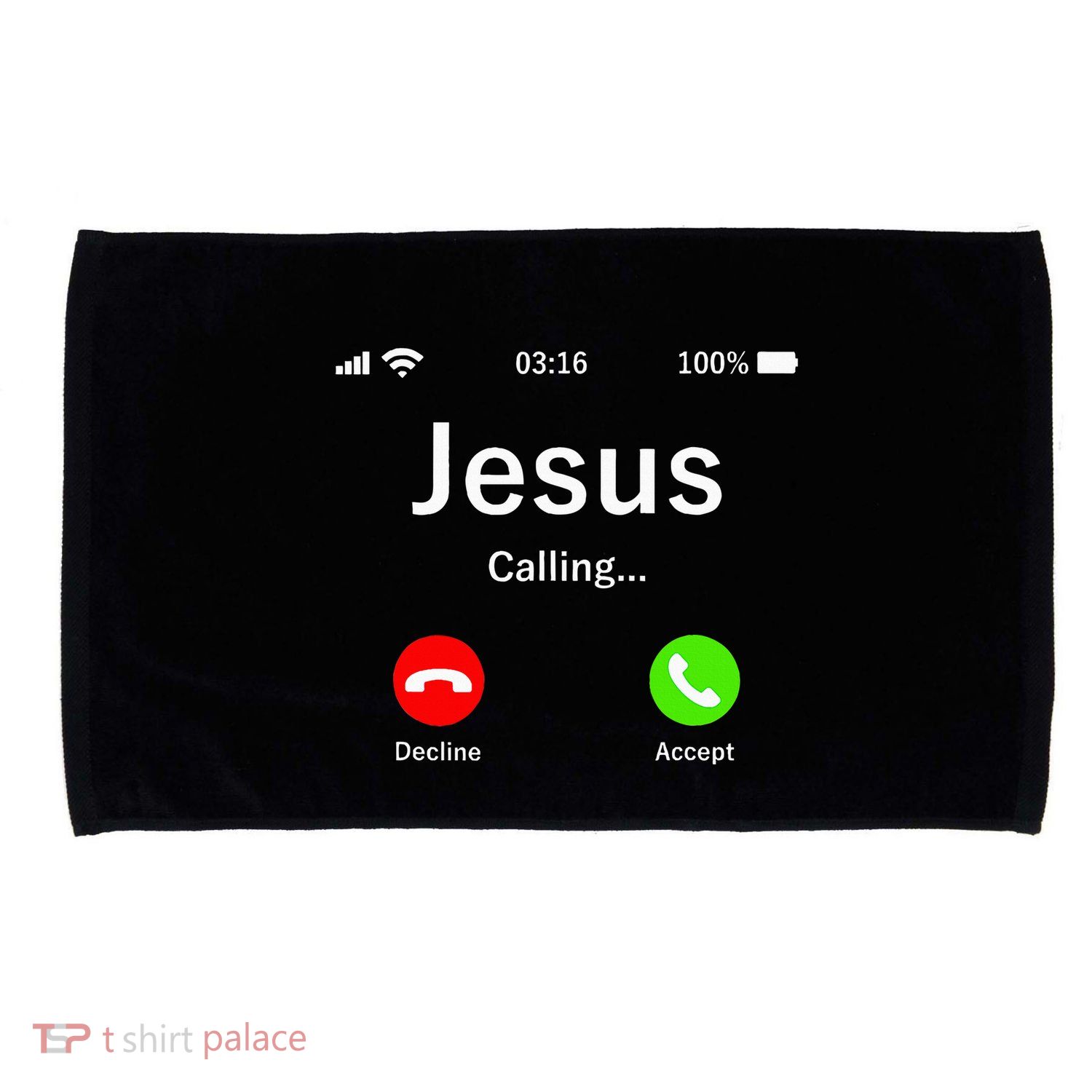 Jesus Is Calling Christian Microfiber Hand Towel