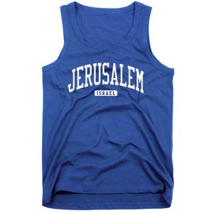 Jerusalem Israel College University Style Tank Top