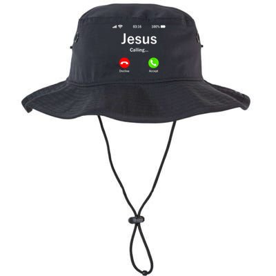 Jesus Is Calling Christian Legacy Cool Fit Booney Bucket Hat