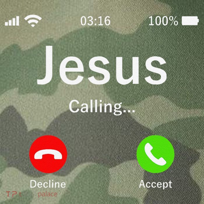 Jesus Is Calling Christian Legacy Tie Dye Trucker Hat