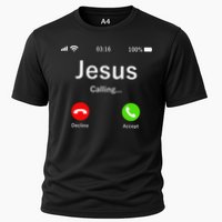 Jesus Is Calling Christian Cooling Performance Crew T-Shirt