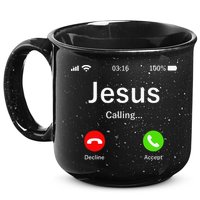 Jesus Is Calling Christian 15oz Campfire Ceramic Mug