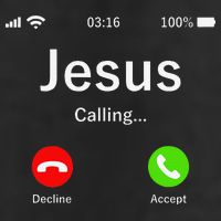 Jesus Is Calling Christian 15oz Campfire Ceramic Mug