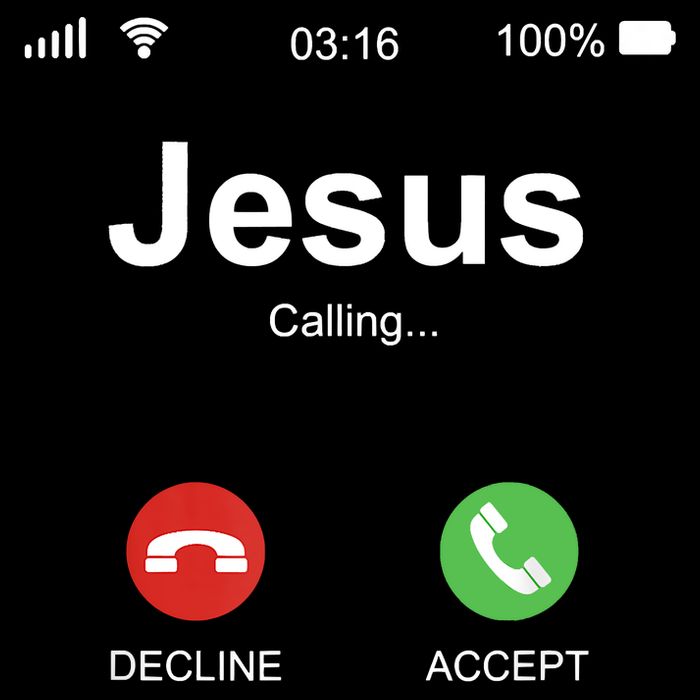Jesus Is Calling Funny Christian Gifts For Men Women Bucket Hat