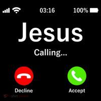 Jesus Is Calling Christian Cooling Performance Long Sleeve Crew