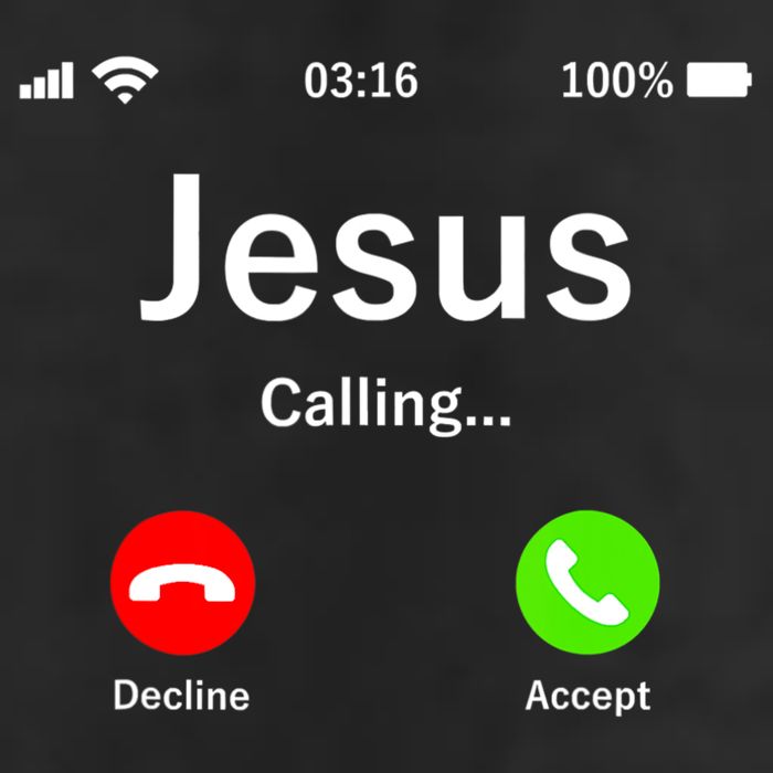 Jesus Is Calling Christian Golf Towel