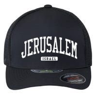 Jerusalem Israel College University Style Flexfit Unipanel Trucker Cap