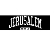 Jerusalem Israel College University Style Bumper Sticker