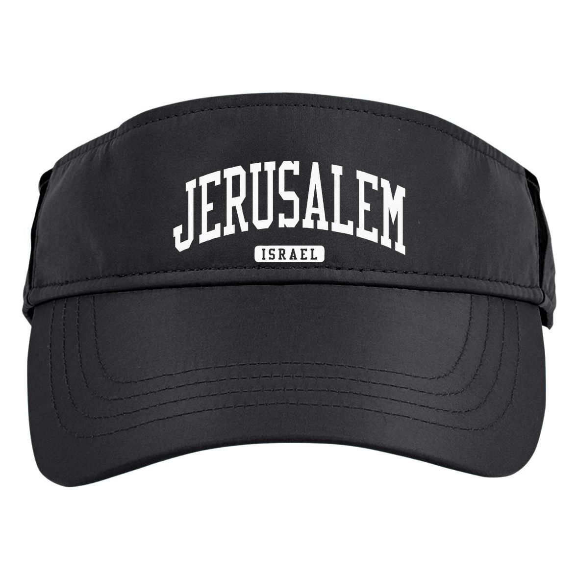 Jerusalem Israel College University Style Adult Drive Performance Visor