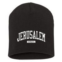 Jerusalem Israel College University Style Short Acrylic Beanie