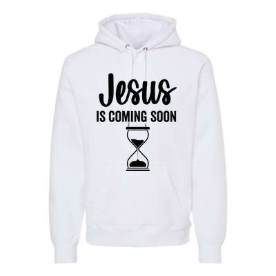 Jesus Is Coming Soon Countdown Christian Religious Faith Premium Hoodie