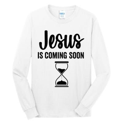 Jesus Is Coming Soon Countdown Christian Religious Faith Tall Long Sleeve T-Shirt