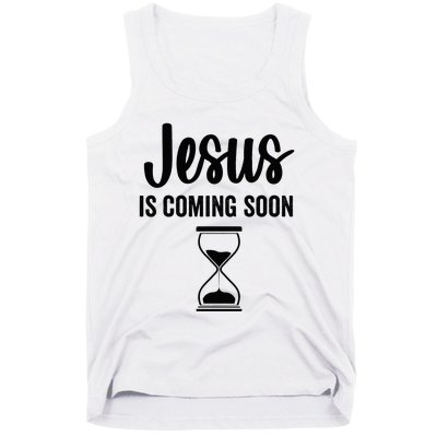 Jesus Is Coming Soon Countdown Christian Religious Faith Tank Top