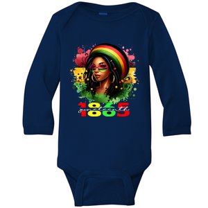 Junenth Independence Celebration Cute Gift Baby Long Sleeve Bodysuit