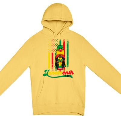 Junenth Independence Celebration Gift Premium Pullover Hoodie