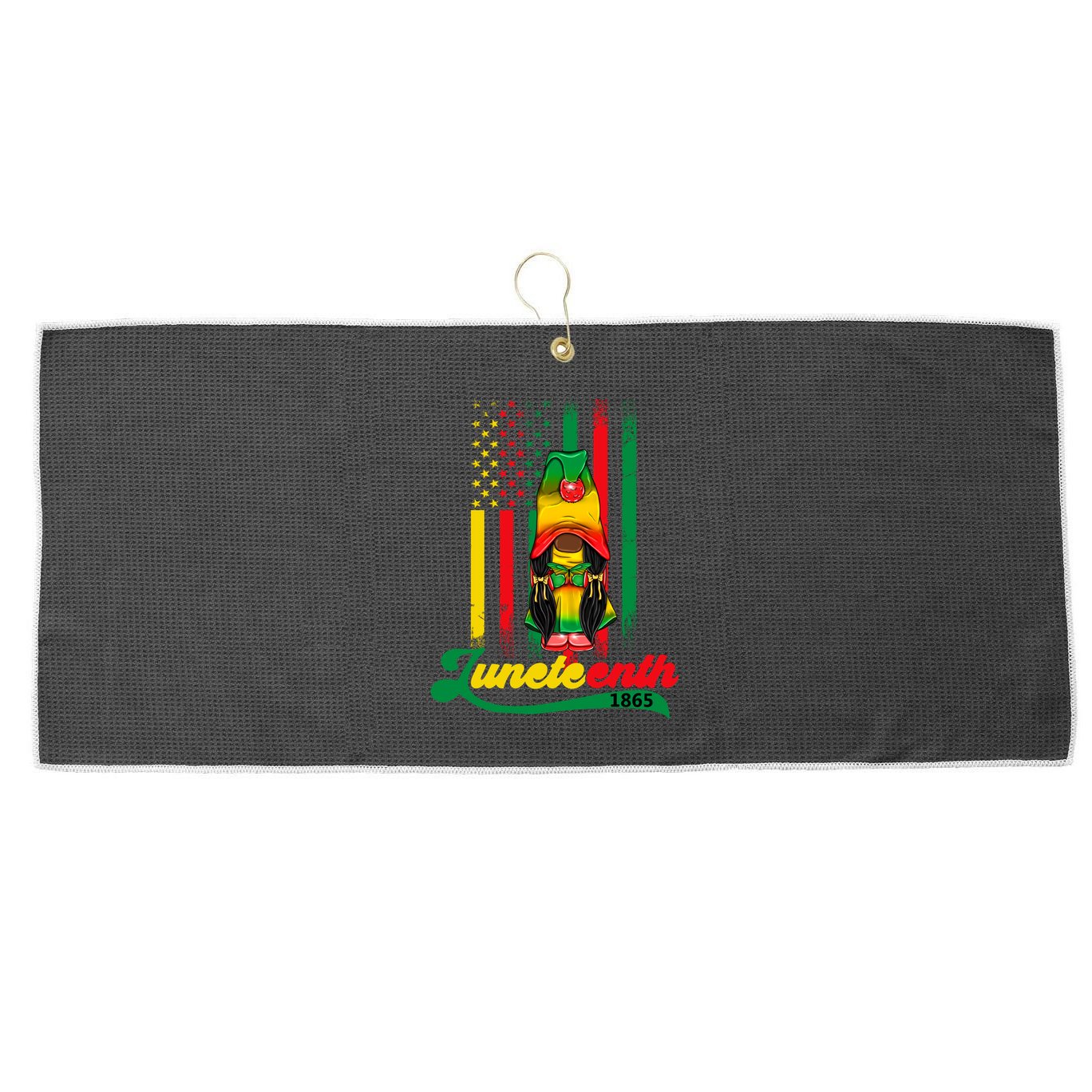 Junenth Independence Celebration Gift Large Microfiber Waffle Golf Towel