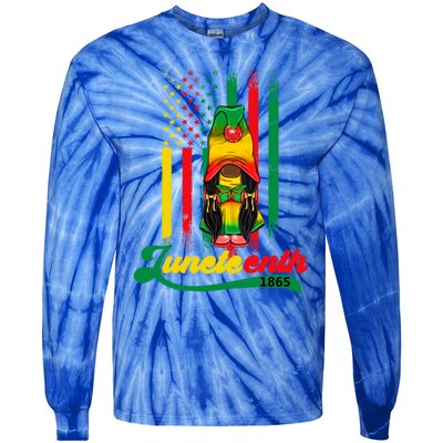 Junenth Independence Celebration Gift Tie-Dye Long Sleeve Shirt