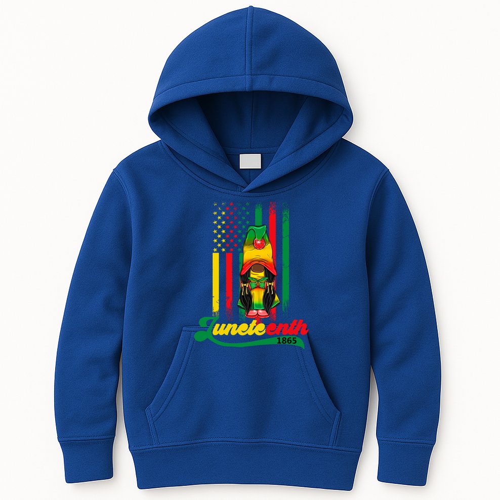Junenth Independence Celebration Gift Kids Hoodie