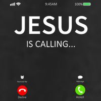 Jesus Is Calling Christian Cool Comfort Performance Bucket Hat