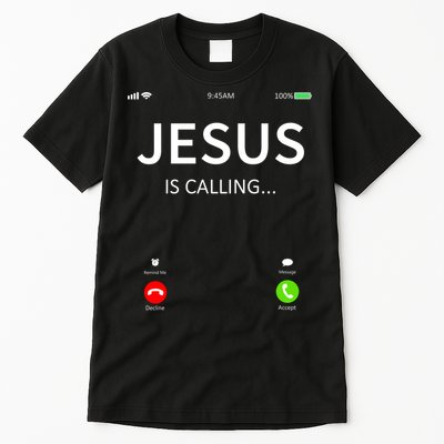 Jesus Is Calling Christian Tall T-Shirt