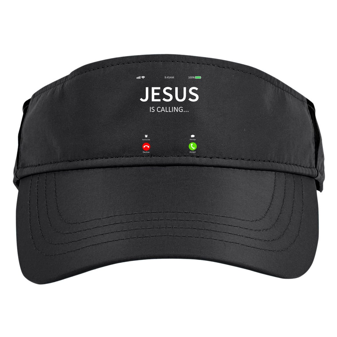 Jesus Is Calling Christian Adult Drive Performance Visor