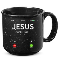 Jesus Is Calling Christian 15oz Campfire Ceramic Mug