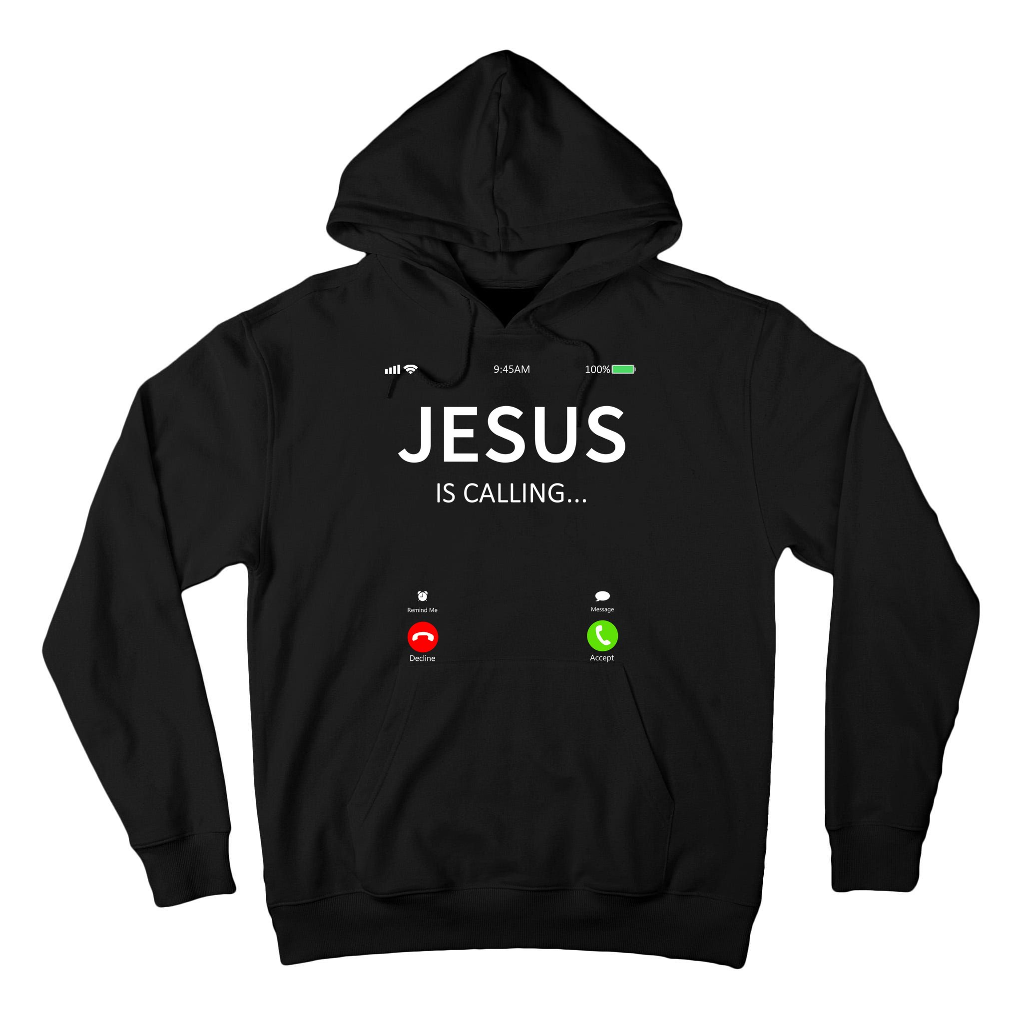 Jesus Is Calling Christian Tall Hoodie