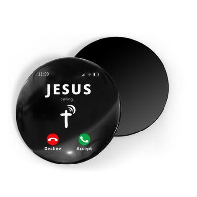 Jesus Is Calling At 1159pm Christian Church Magnet