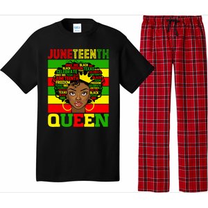 Juneteenth Independence Day Queen Freedom 1865 Mother's Day Cute Gift Pajama Set