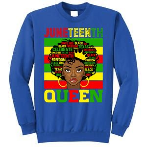 Juneteenth Independence Day Queen Freedom 1865 Mother's Day Cute Gift Sweatshirt