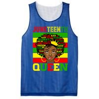 Juneteenth Independence Day Queen Freedom 1865 Mother's Day Cute Gift Mesh Reversible Basketball Jersey Tank