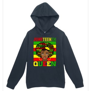 Juneteenth Independence Day Queen Freedom 1865 Mother's Day Cute Gift Urban Pullover Hoodie