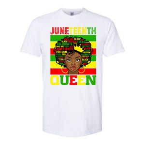 Juneteenth Independence Day Queen Freedom 1865 Mother's Day Cute Gift Softstyle CVC T-Shirt