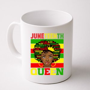 Juneteenth Independence Day Queen Freedom 1865 Mother's Day Cute Gift Coffee Mug