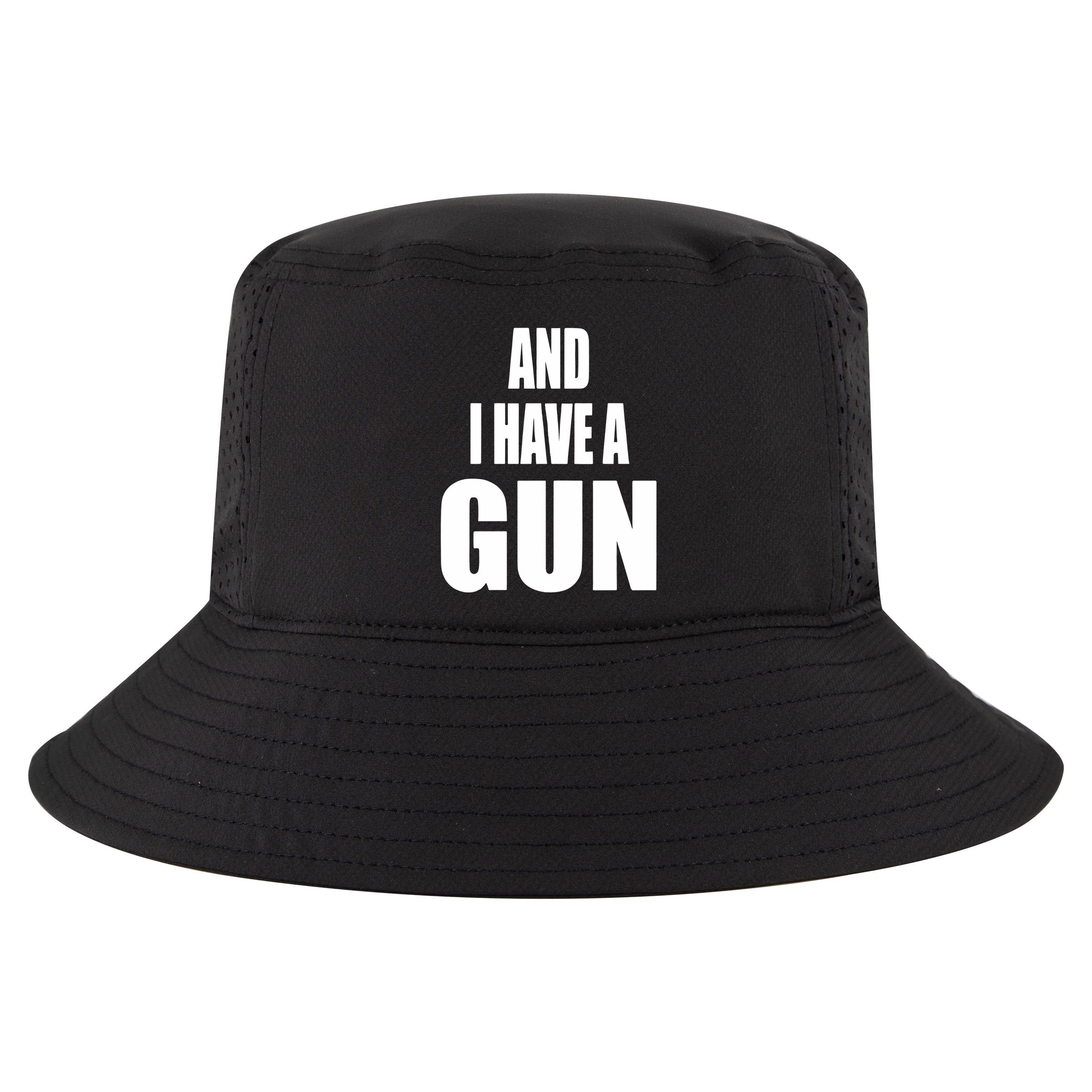 Junathrifts Its Four Loko Friday And I Have A Gun Cool Comfort Performance Bucket Hat