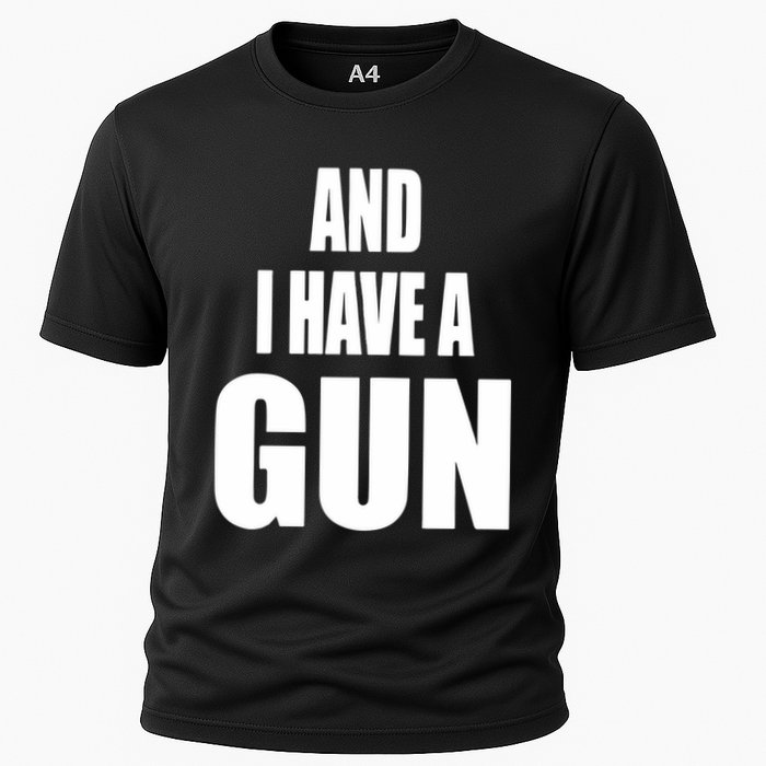 Junathrifts Its Four Loko Friday And I Have A Gun Cooling Performance Crew T-Shirt