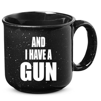 Junathrifts Its Four Loko Friday And I Have A Gun 15oz Campfire Ceramic Mug