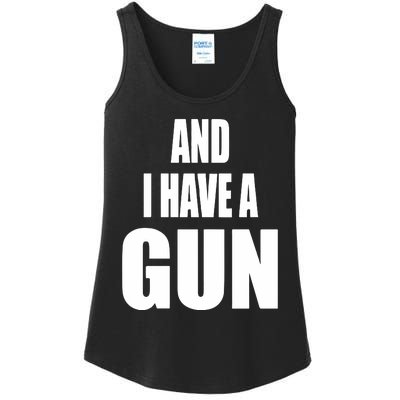 Junathrifts Its Four Loko Friday And I Have A Gun Ladies Essential Tank