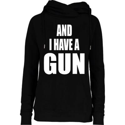 Junathrifts Its Four Loko Friday And I Have A Gun Womens Funnel Neck Pullover Hood